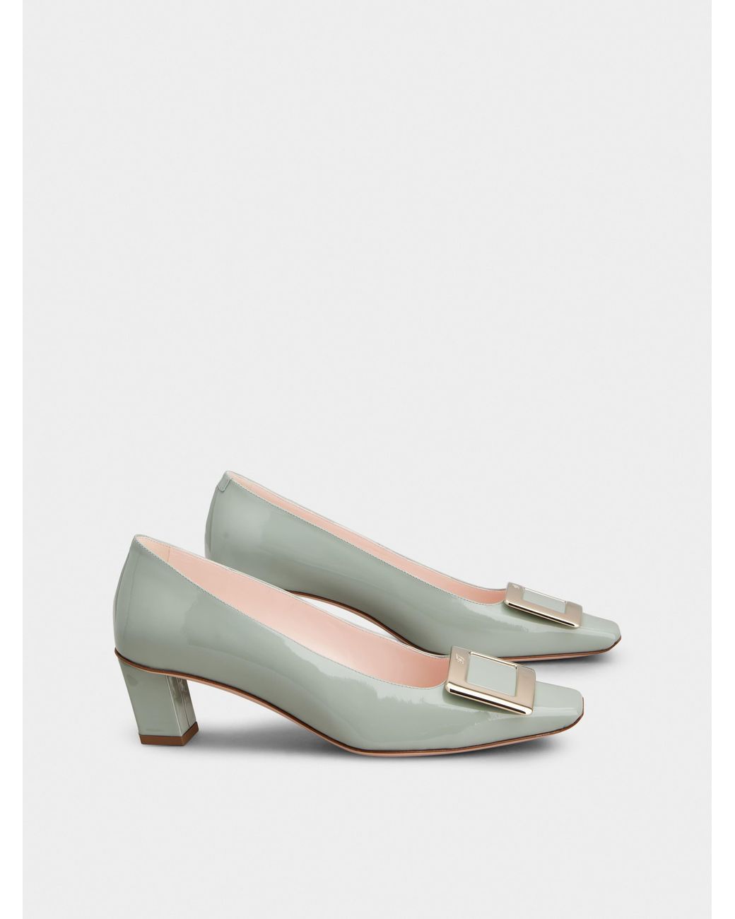 Roger Vivier White Belle Vivier Pumps