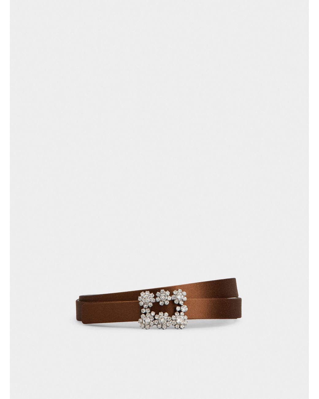 Roger Vivier White Efflorescence Belt