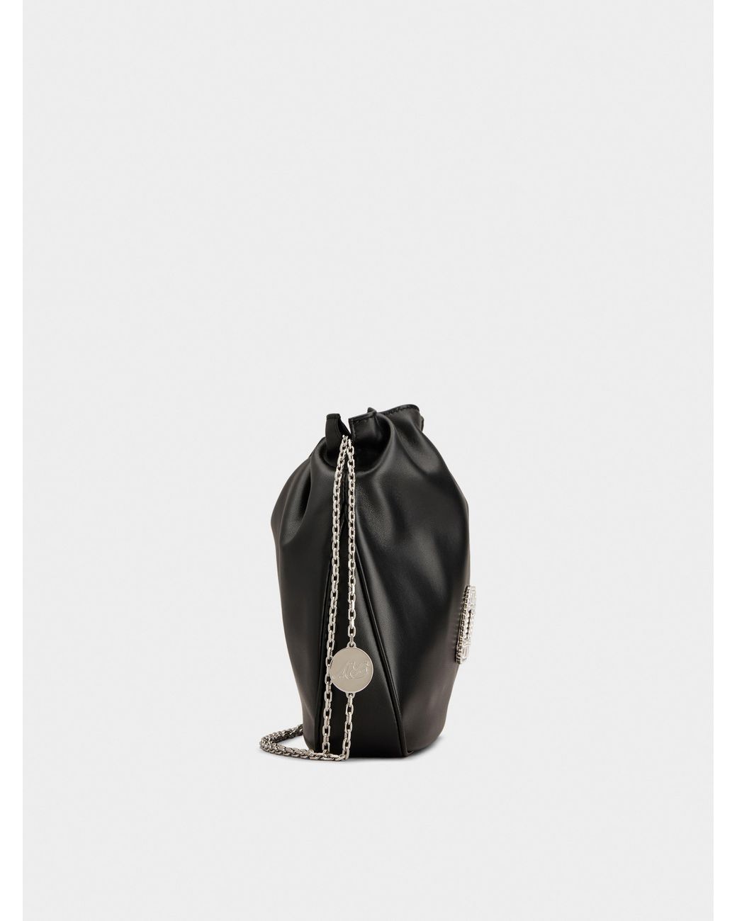 Roger Vivier Black Pilgrim Bag