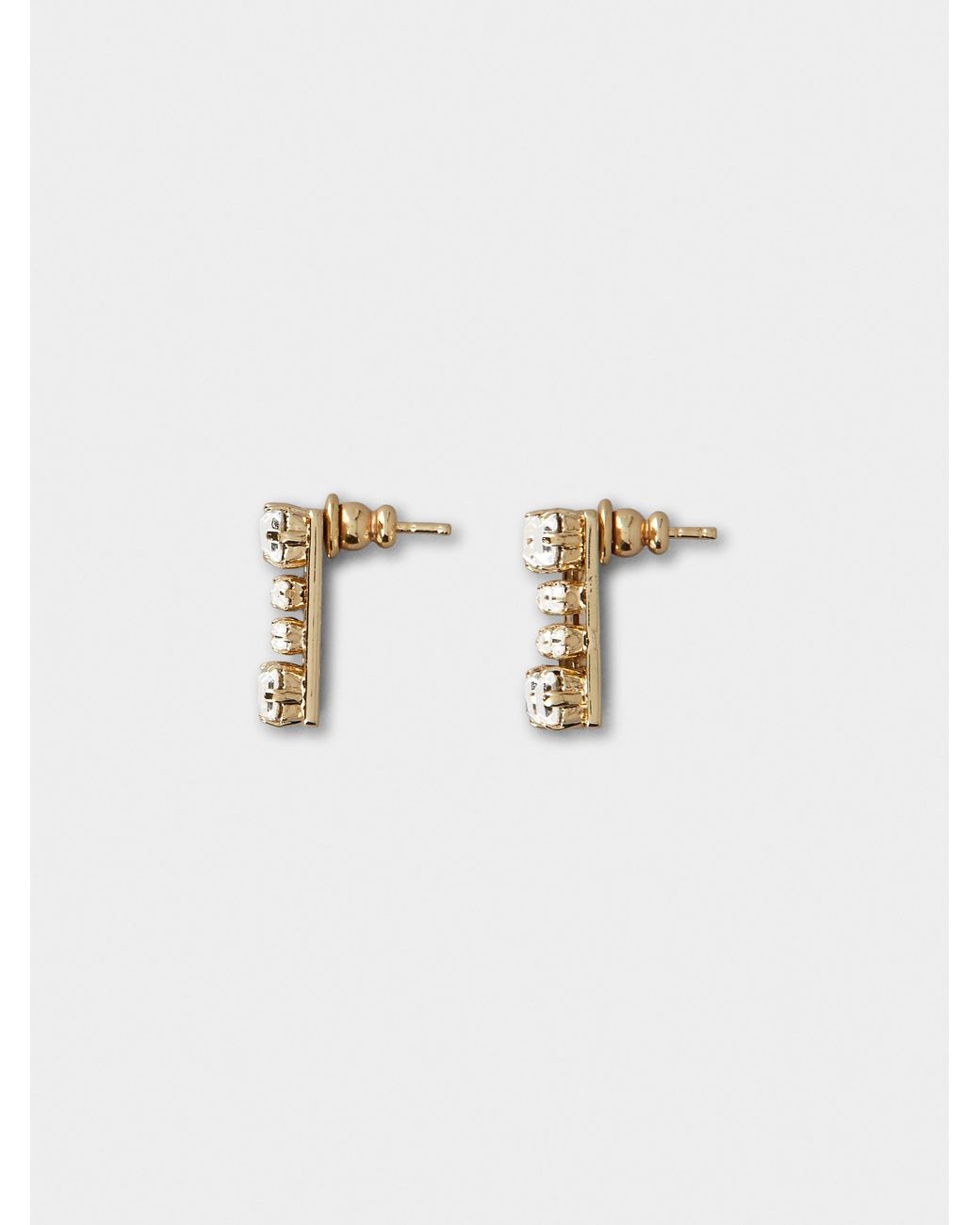 Roger Vivier White Très Vivier Earrings