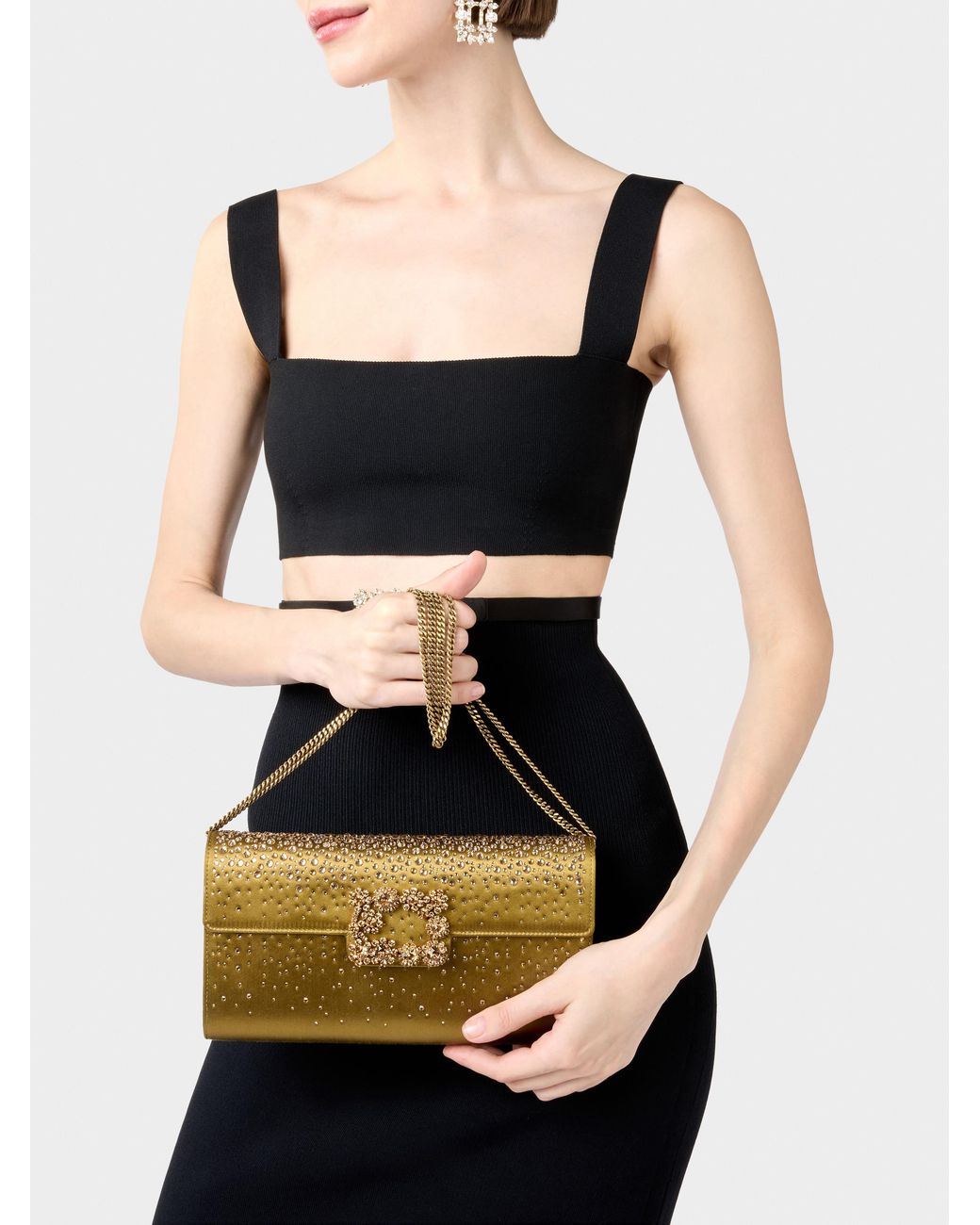 Roger Vivier Natural Efflorescence Clutch