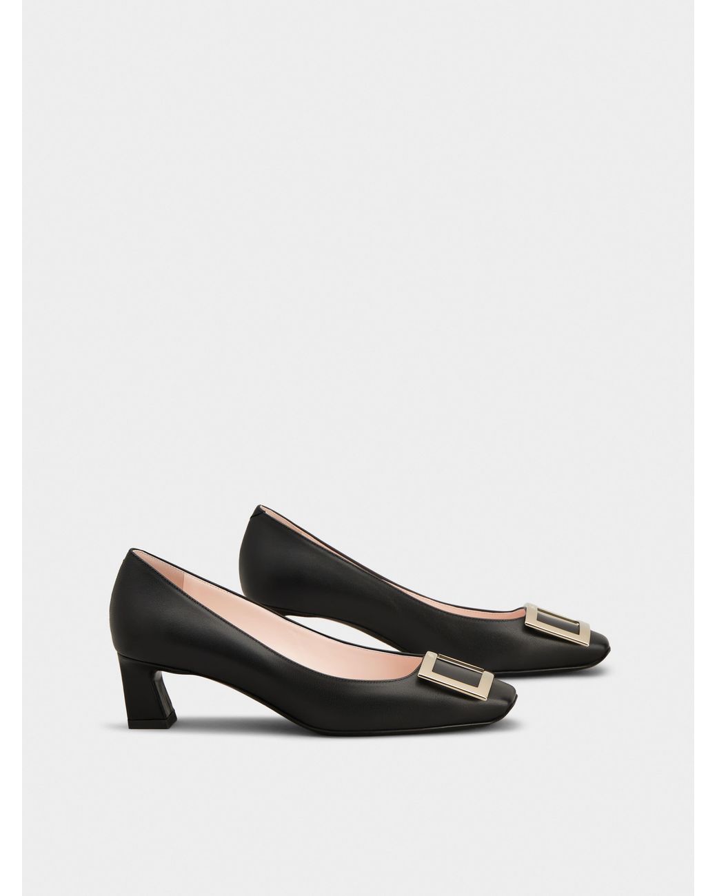 Roger Vivier White Trompette Pumps