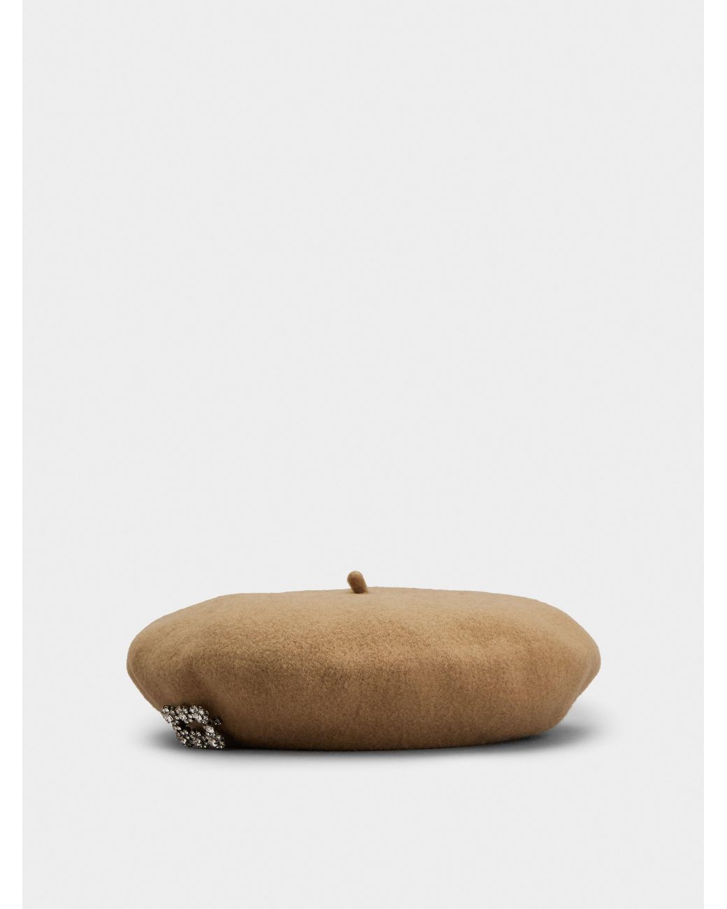 Roger Vivier White Efflorescence Beret