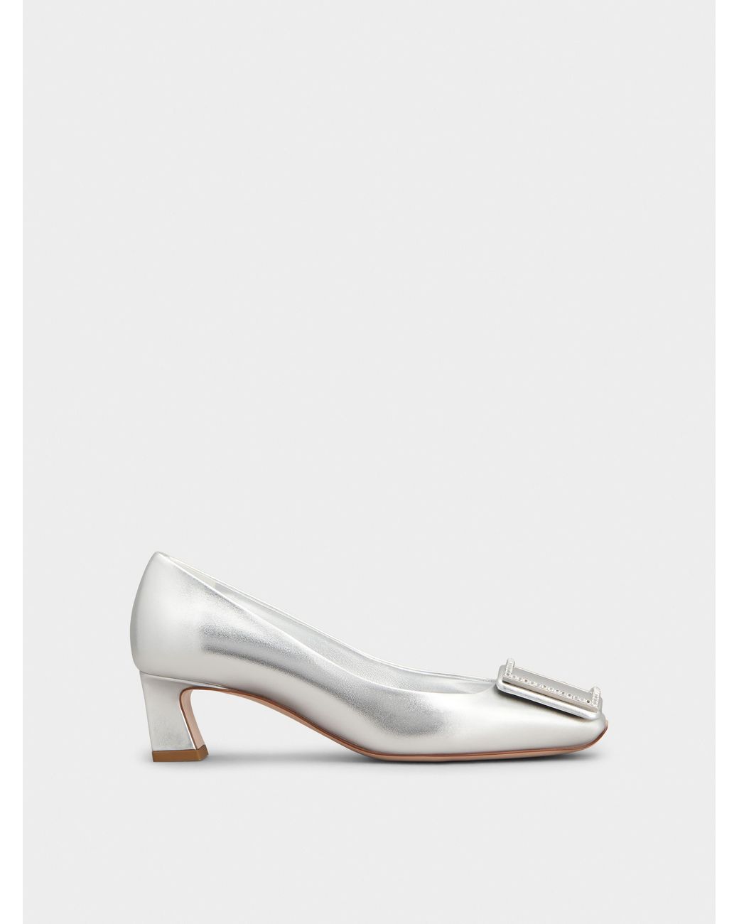 Roger Vivier White Trompette Pumps