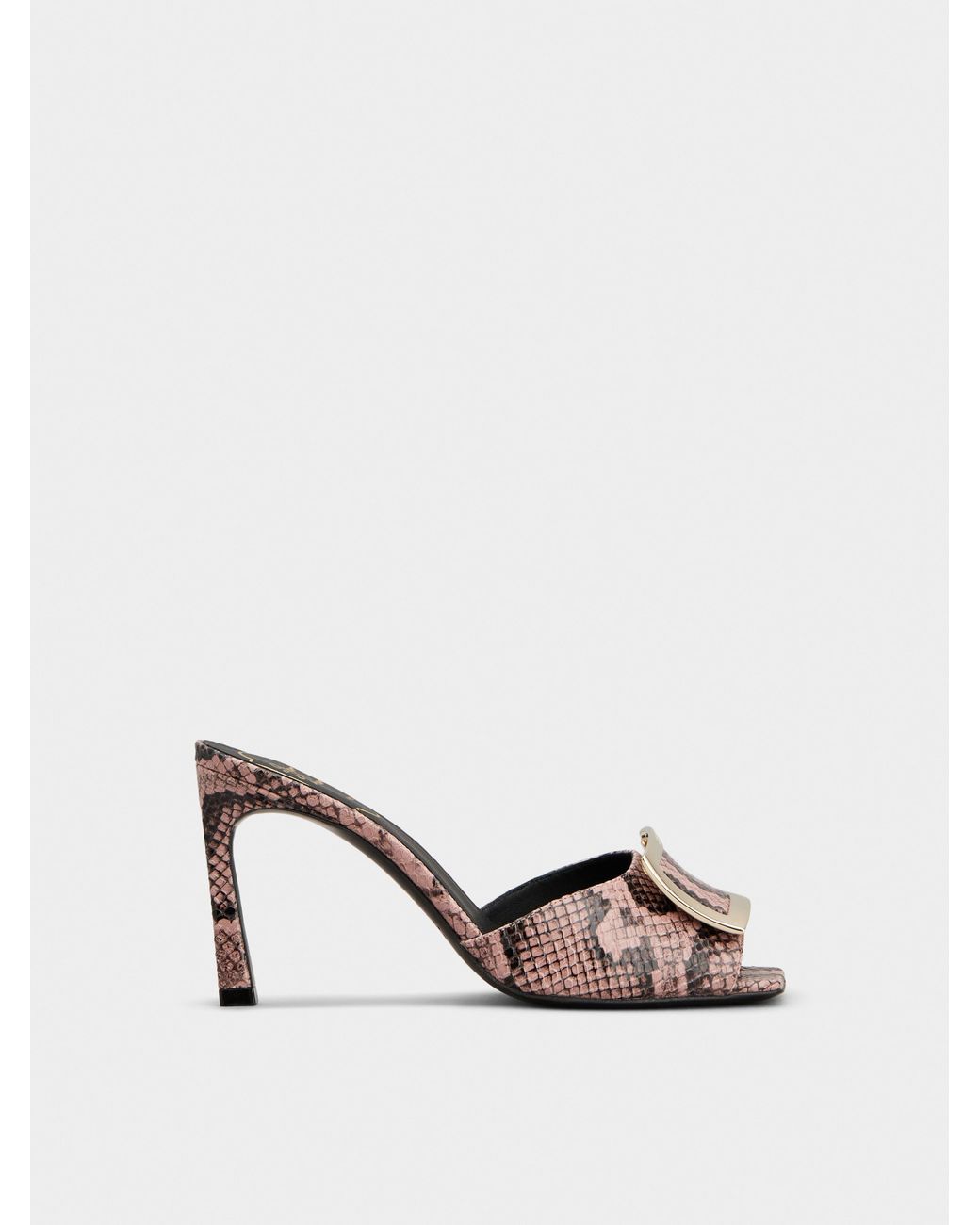 Roger Vivier Natural Trompette Mules