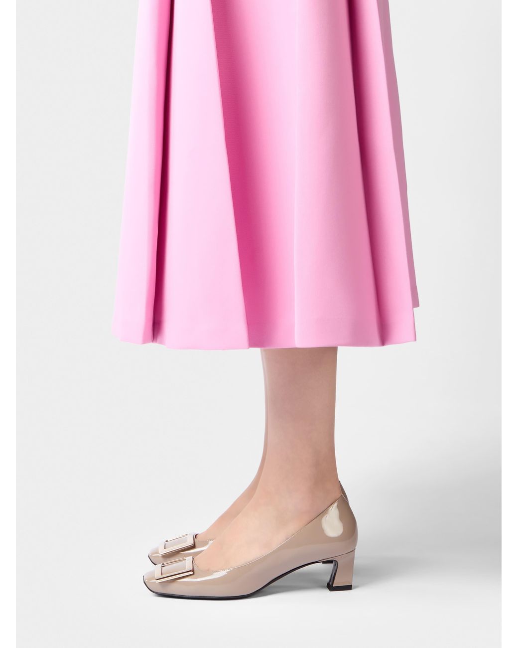Roger Vivier White "Trompette 45 Mm" Pumps