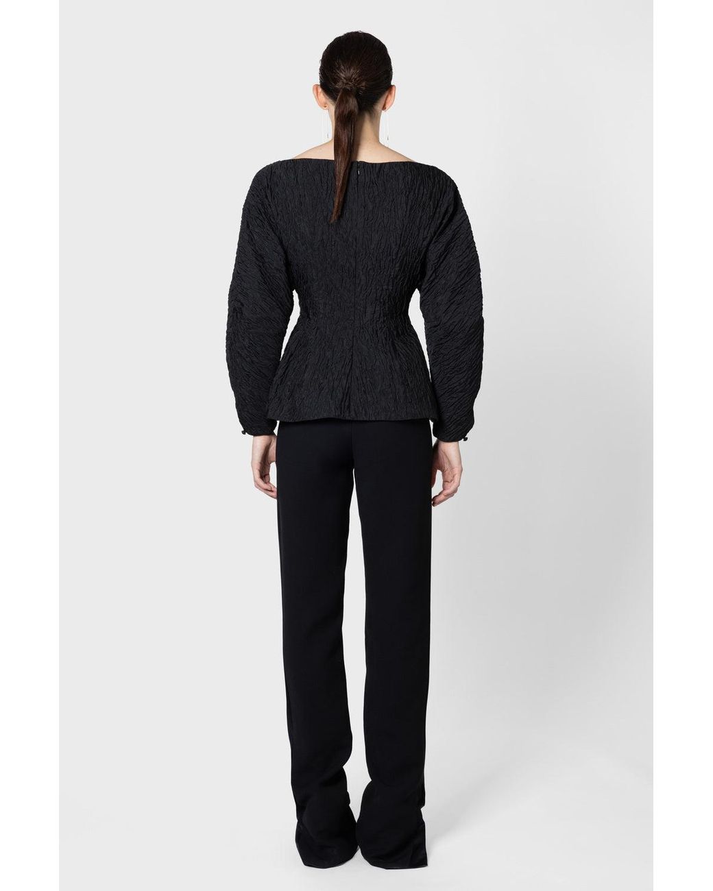 Roksanda Black Eni Top