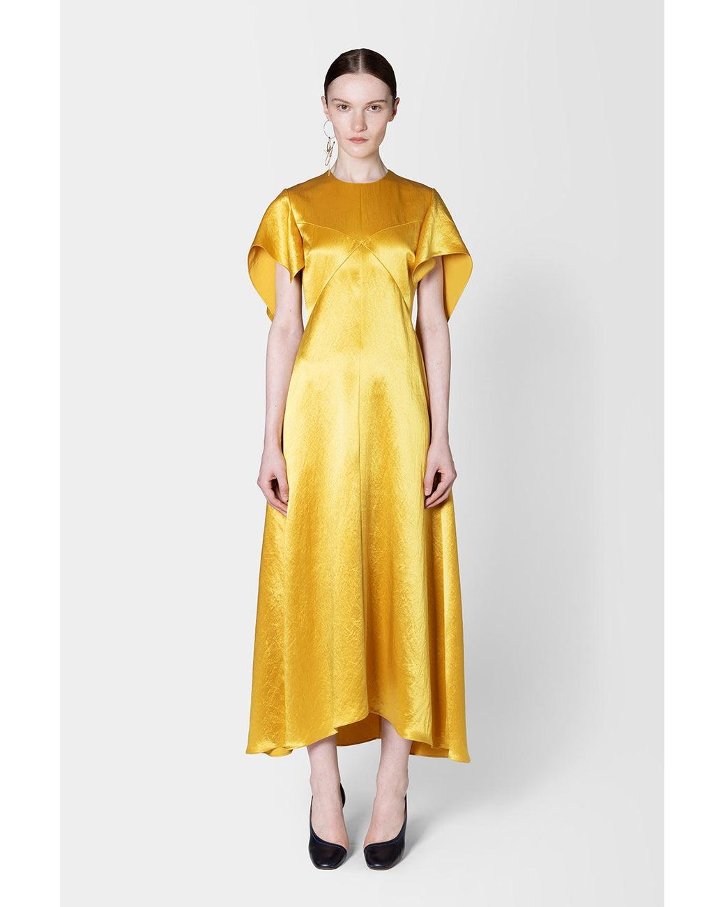 Roksanda Yellow Sola Dress