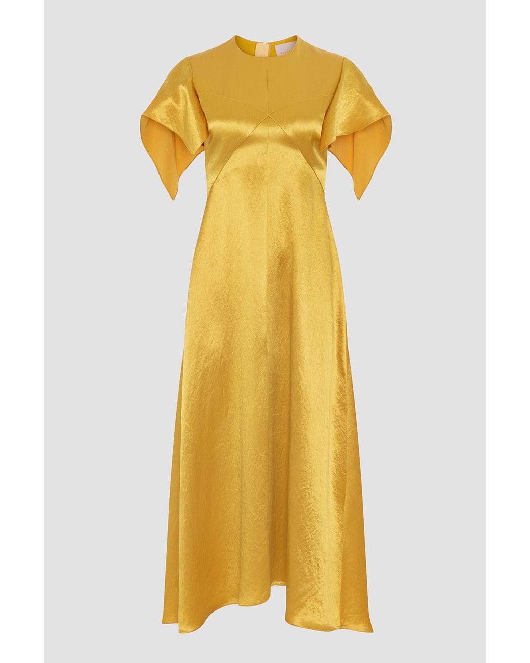 Roksanda Yellow Sola Dress