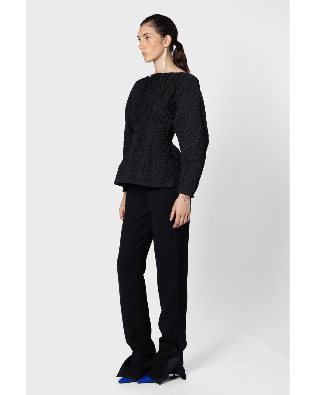 Roksanda Black Eni Top
