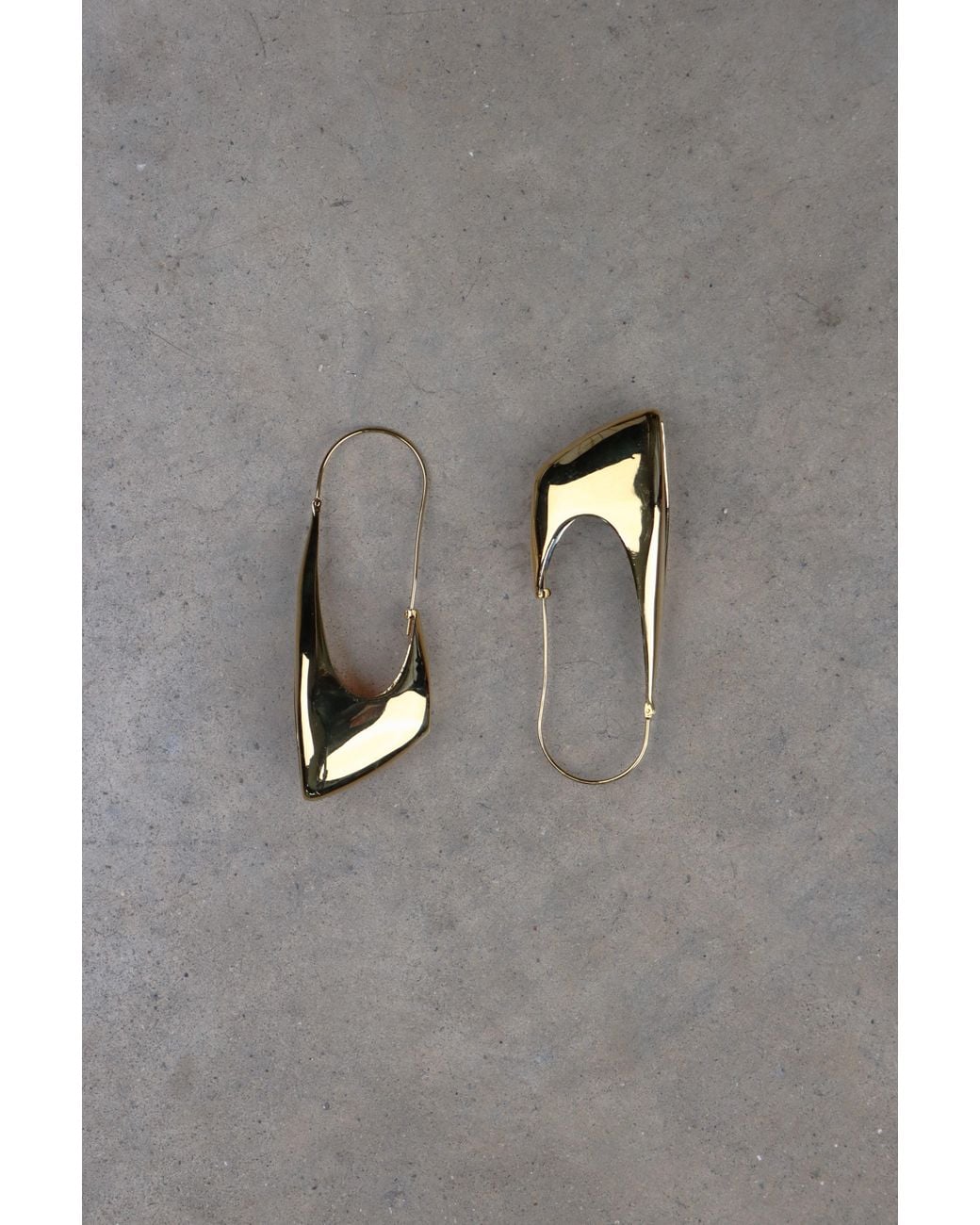 Roksanda Gray Fossa Earrings Xl