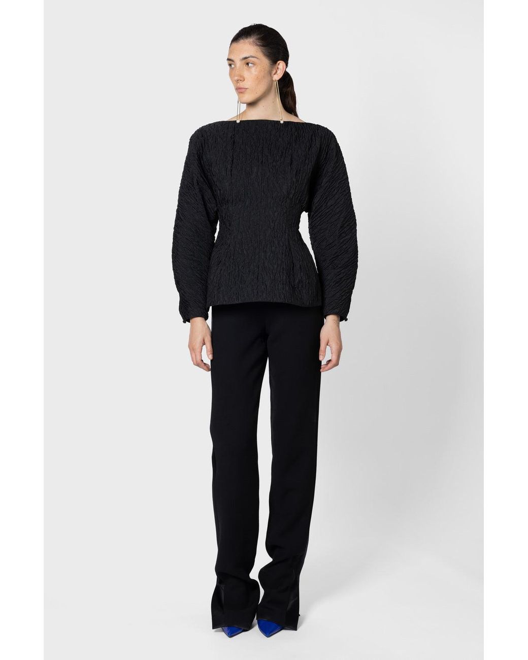 Roksanda Black Eni Top