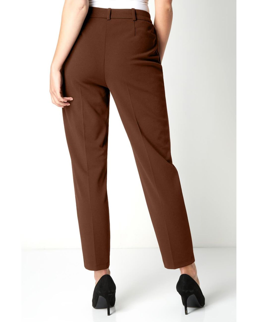 Roman Natural Long Straight Leg Stretch Trouser