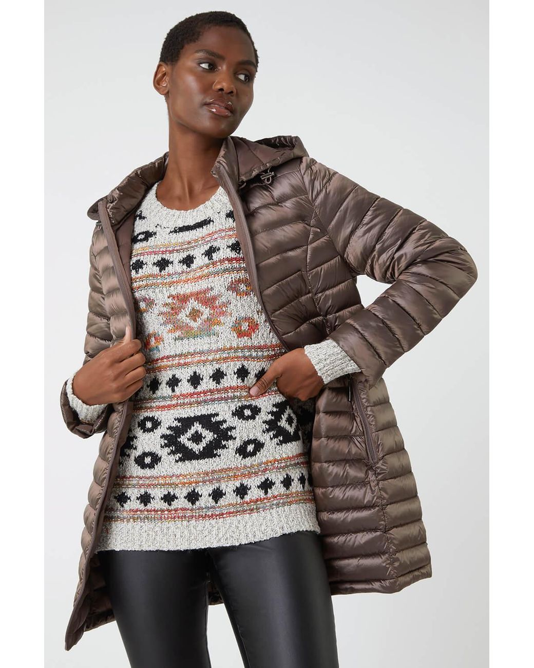 Roman Natural Nordic Print Knitted Jumper