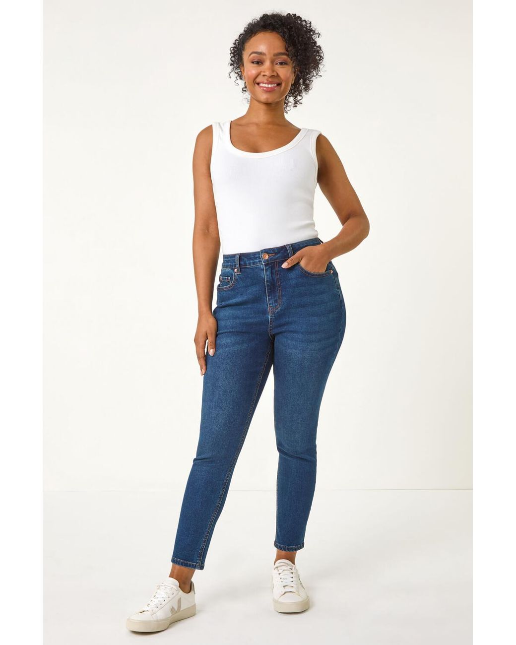 Roman Petite Blue Skinny Stretch Jeans