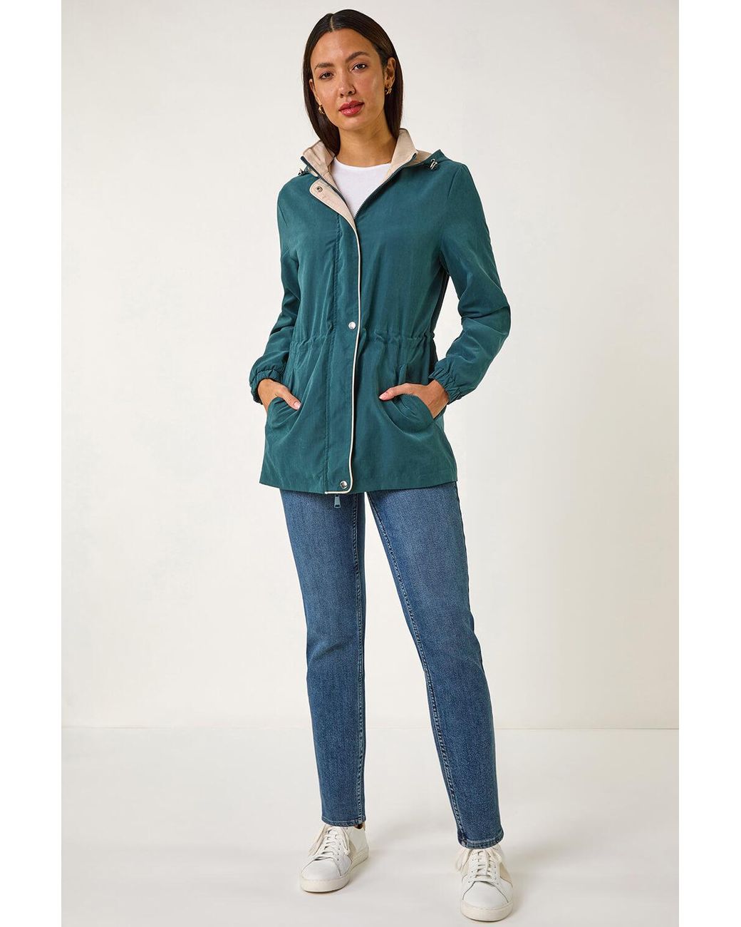 Roman Green Lightweight Hooded Jacket