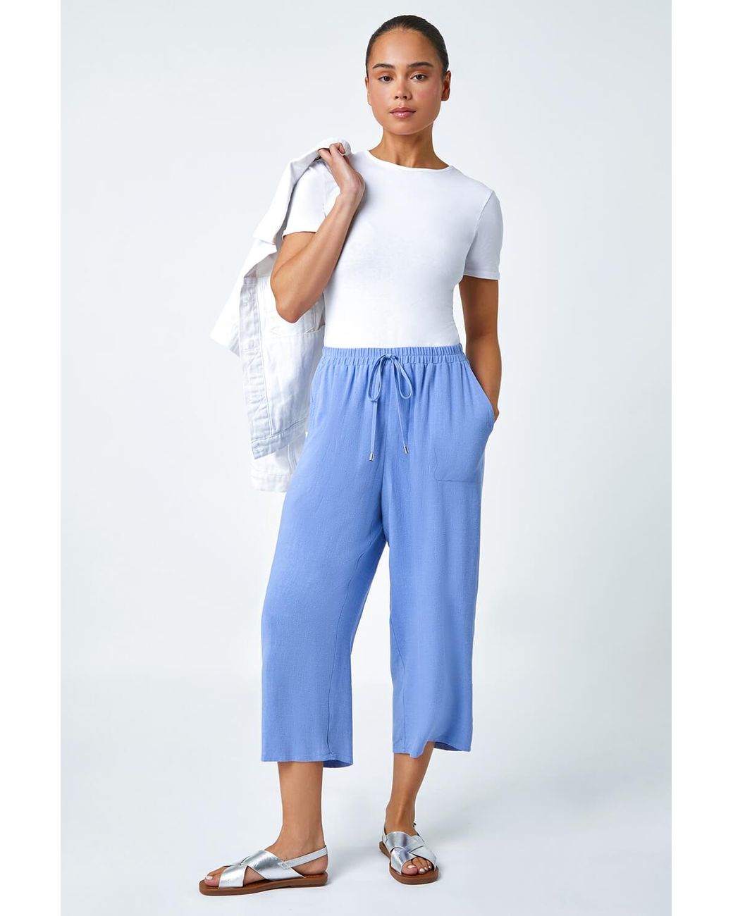 Roman cut shop off trousers