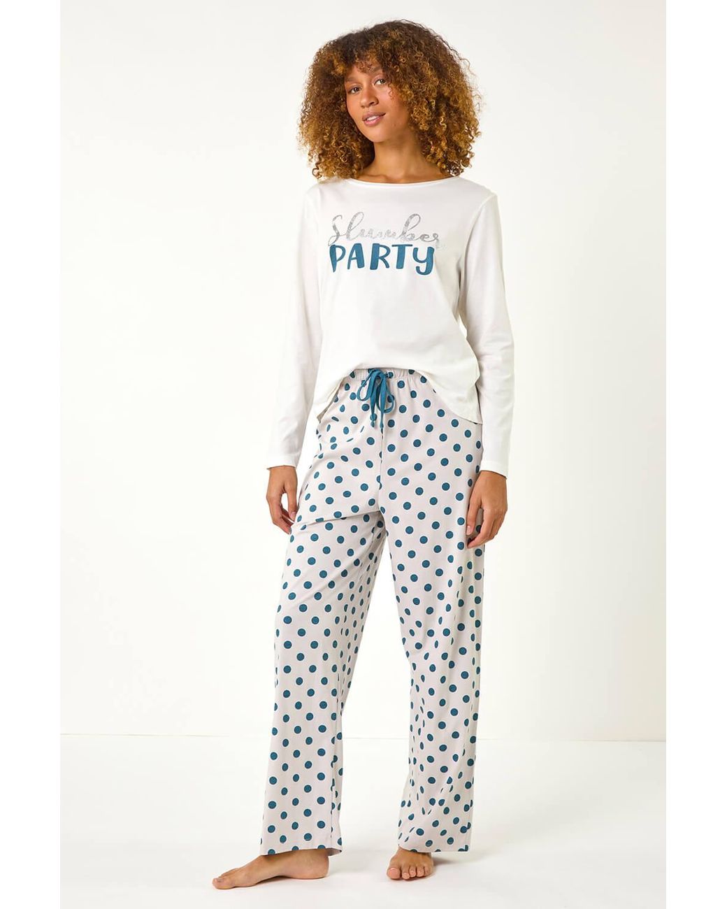 Roman White Slumber Party Pyjama Set