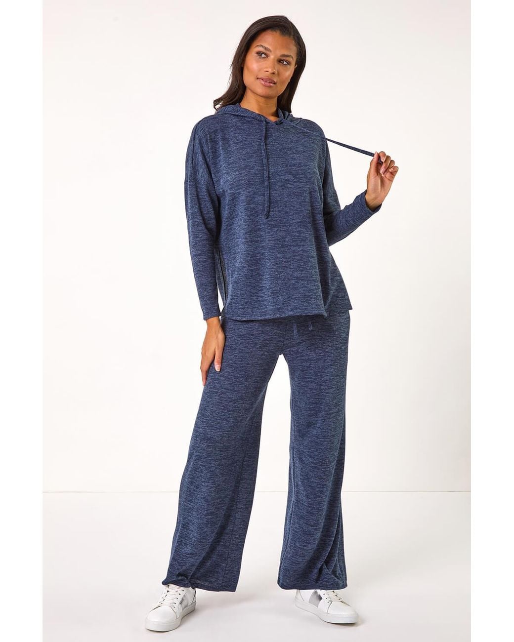 Roman Blue Soft Touch Drawstring Hoodie