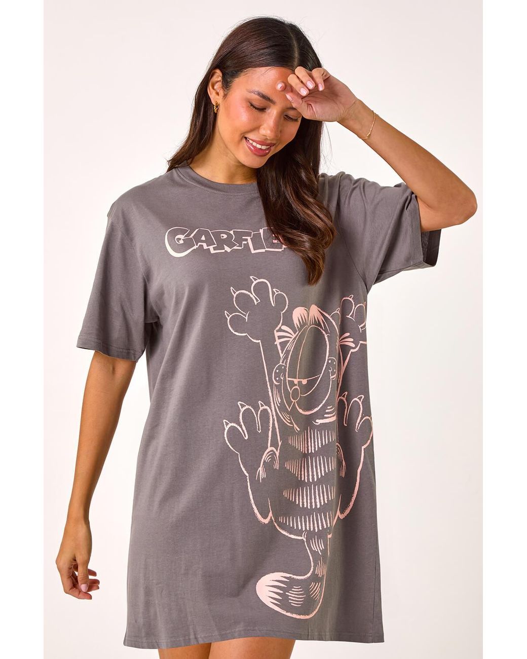 Roman Black Garfield Night Dress