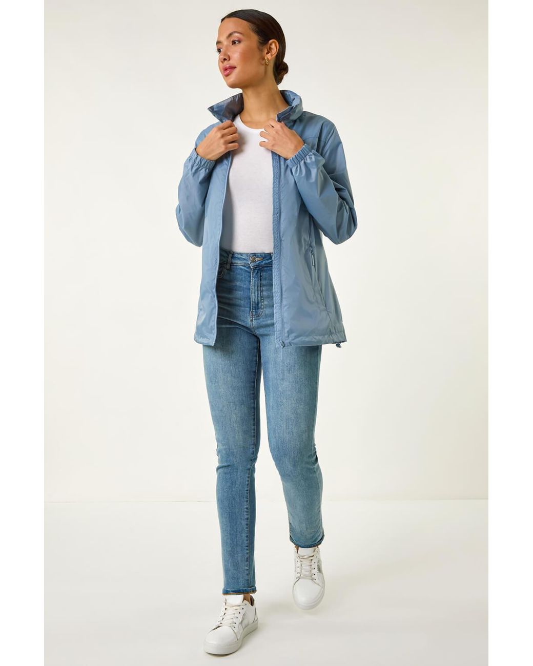 Roman Blue Shower Resistant Jacket