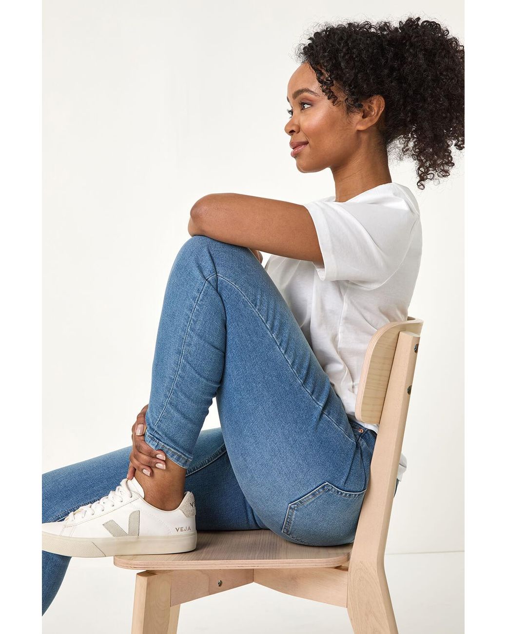 Roman Petite Blue Skinny Stretch Jean