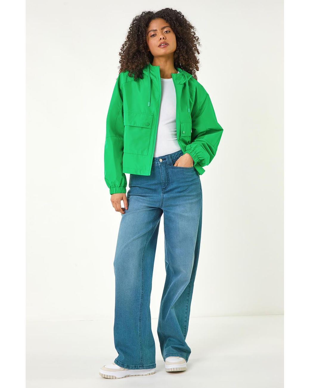 D.u.s.k Green Hooded Raincoat