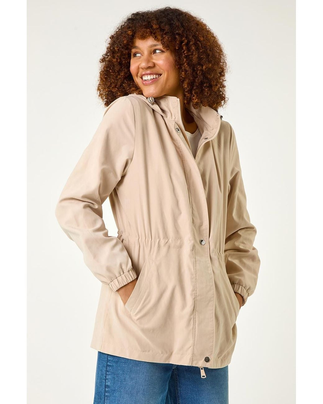 Roman Blue Lightweight Hooded Jacket