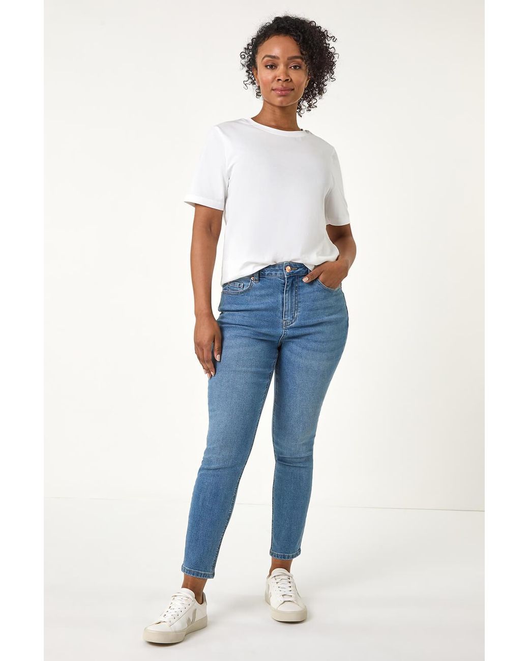 Roman Petite Blue Skinny Stretch Jean