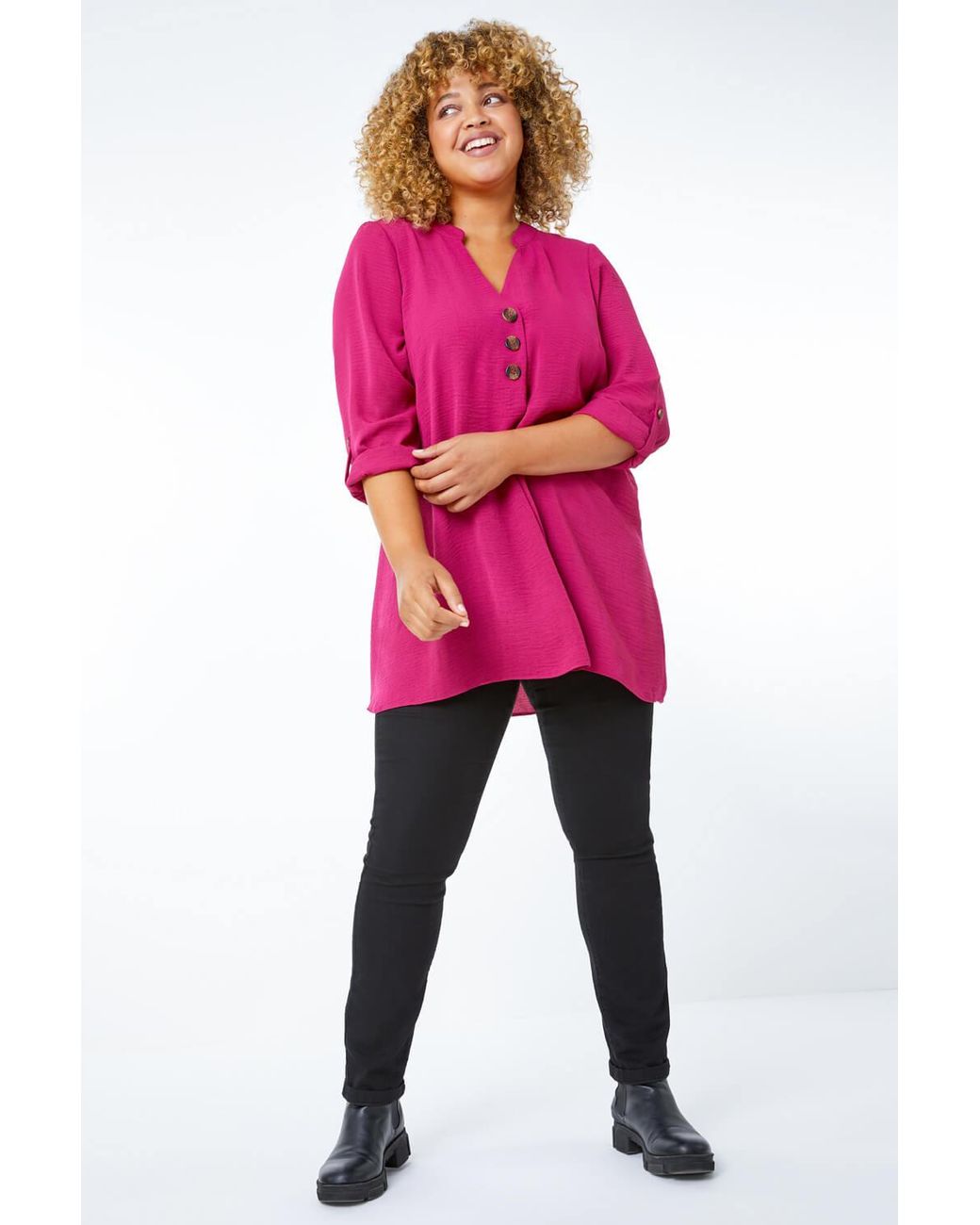 Roman Curve Black Elastic Waist Stretch Denim Jegging