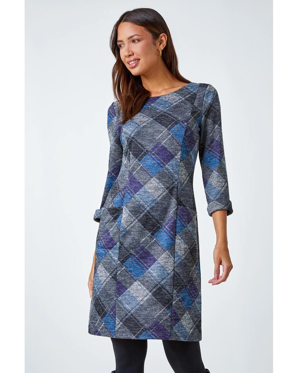 Roman royal blue deals dress
