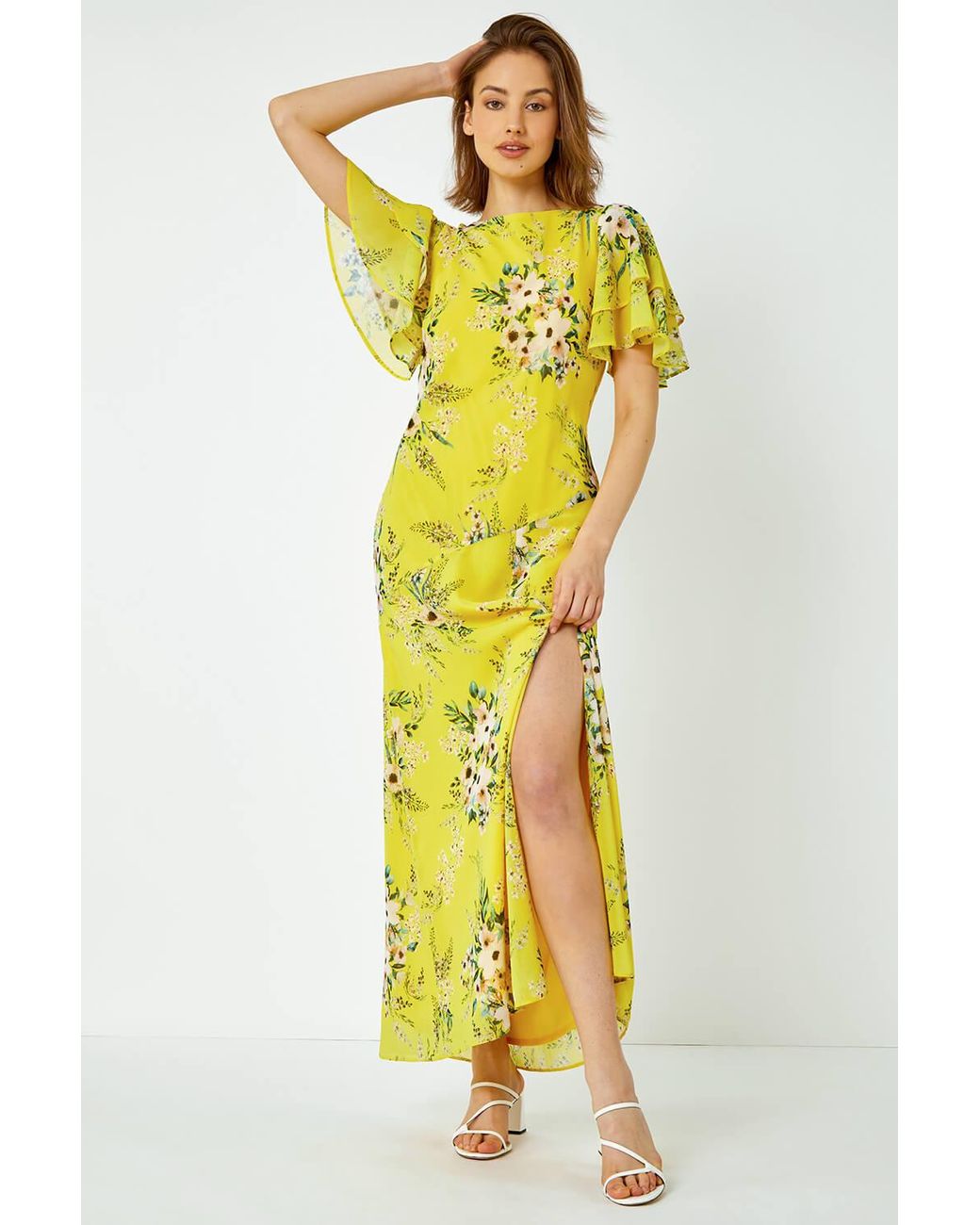 Roman clearance yellow dress