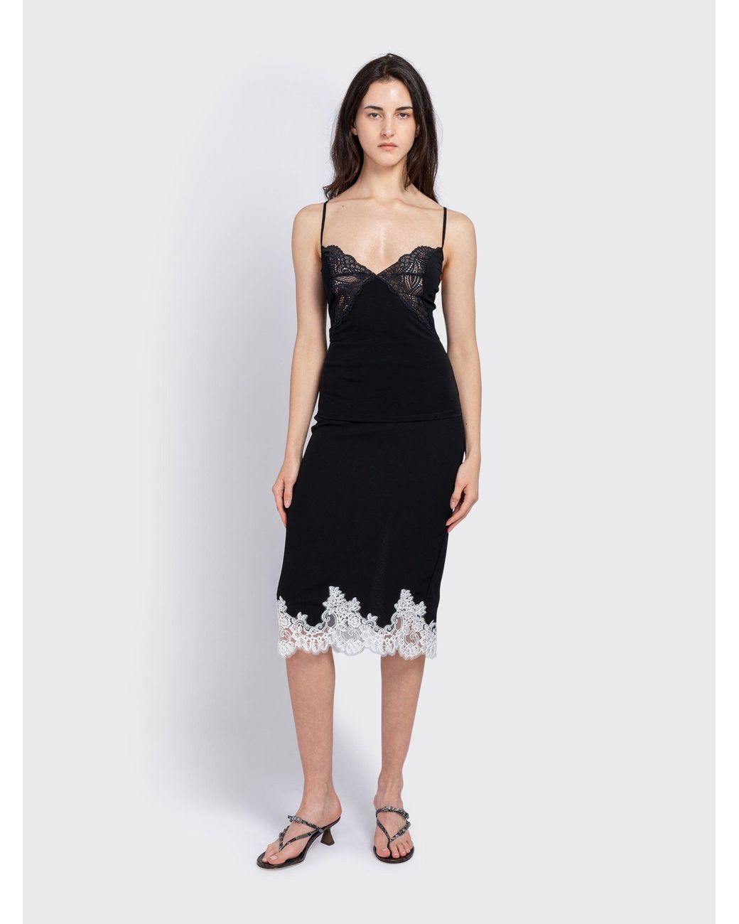Beaufille White Papillon Cami