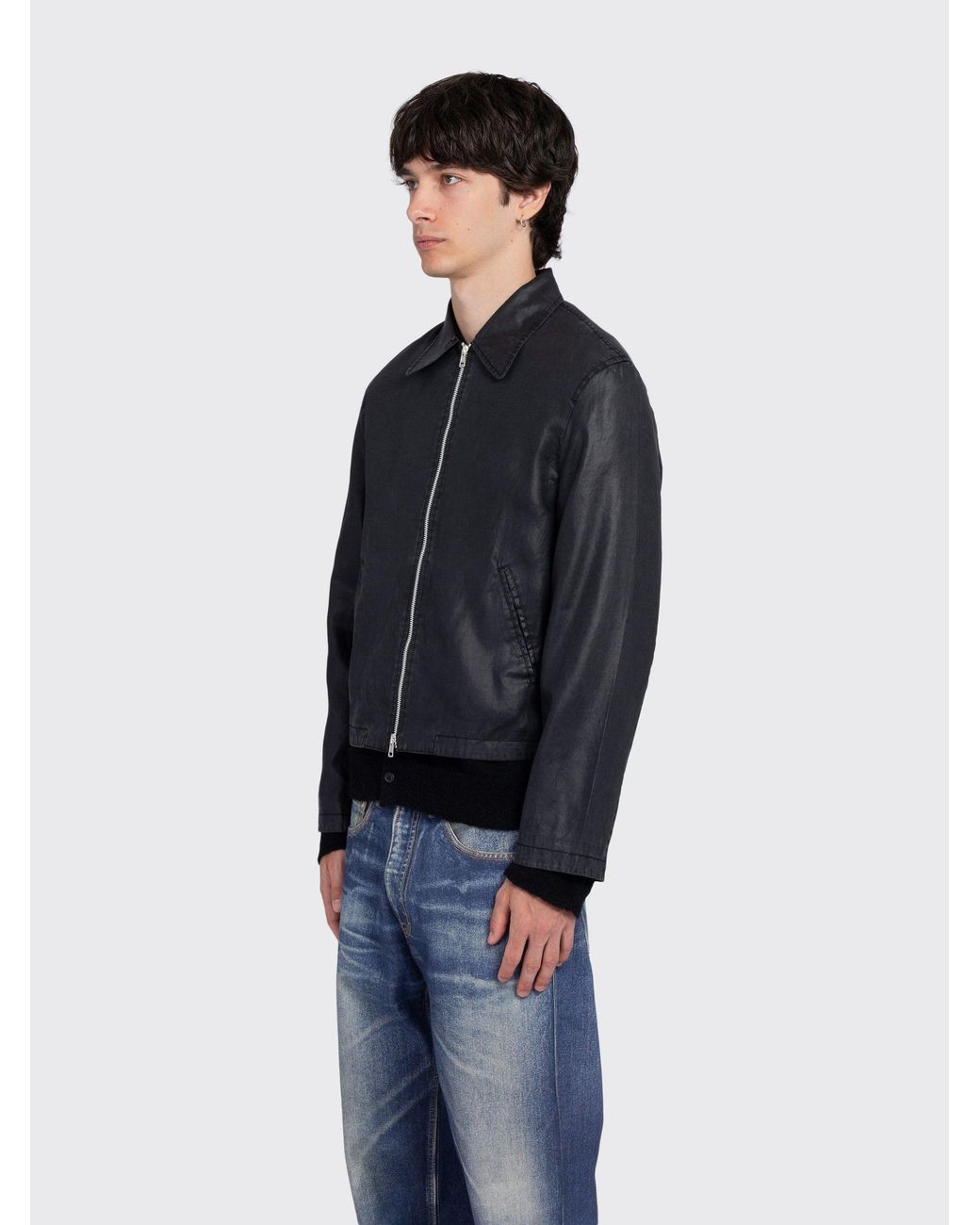Our Legacy Blue Mini Jacket Worker for men