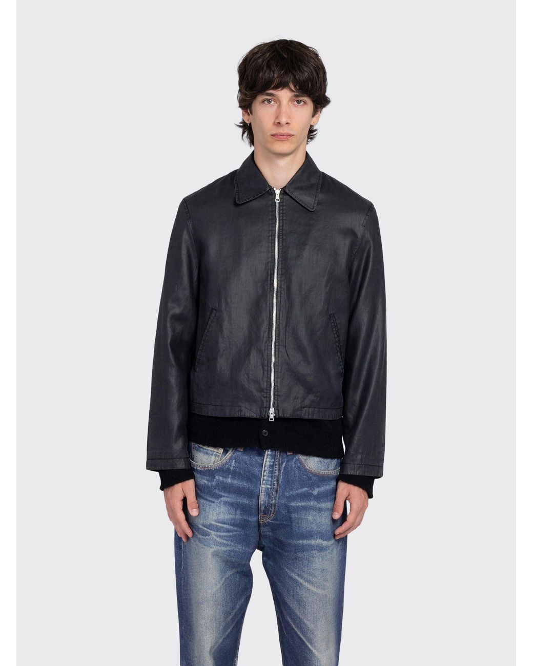 Our Legacy Blue Mini Jacket Worker for men