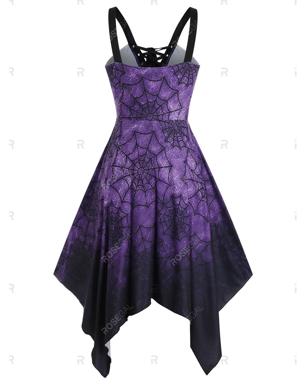 rosa lace hanky hem dress