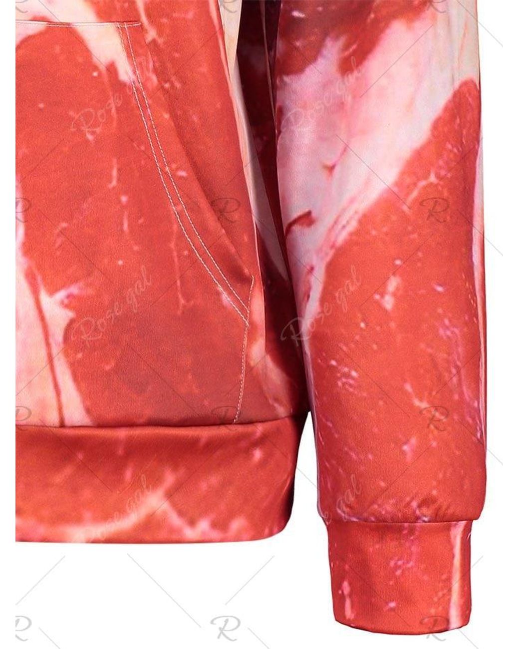 raw steak hoodie