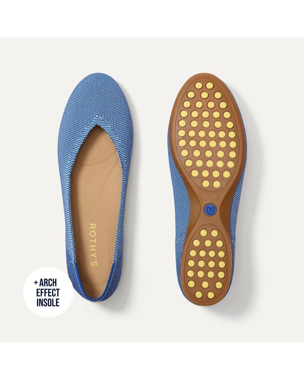 Rothy's Blue The Daily Flat
