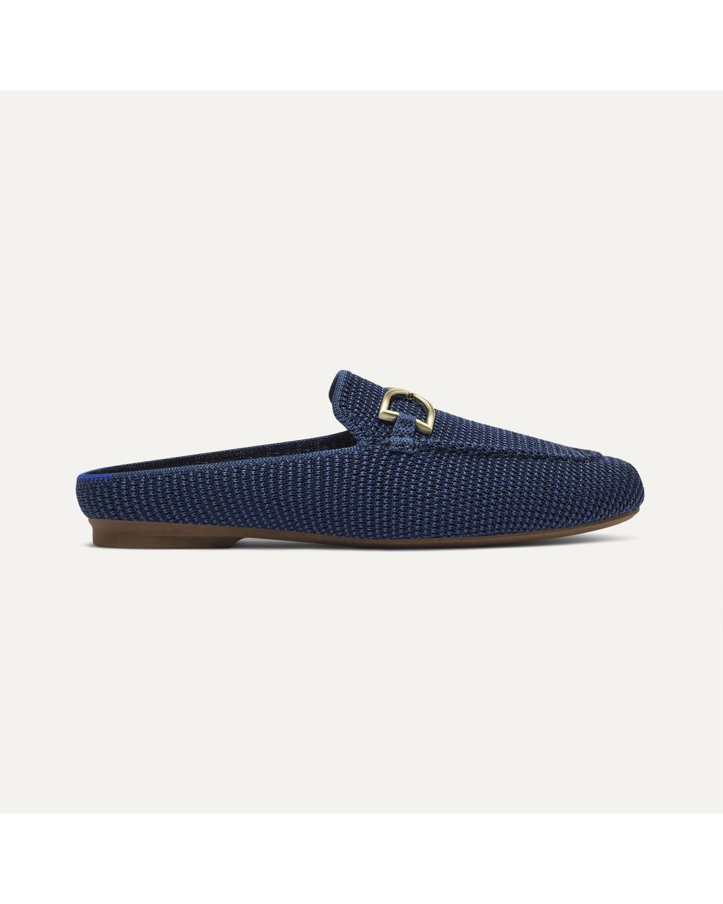 Rothy's Blue The Double Bit Loafer Mule