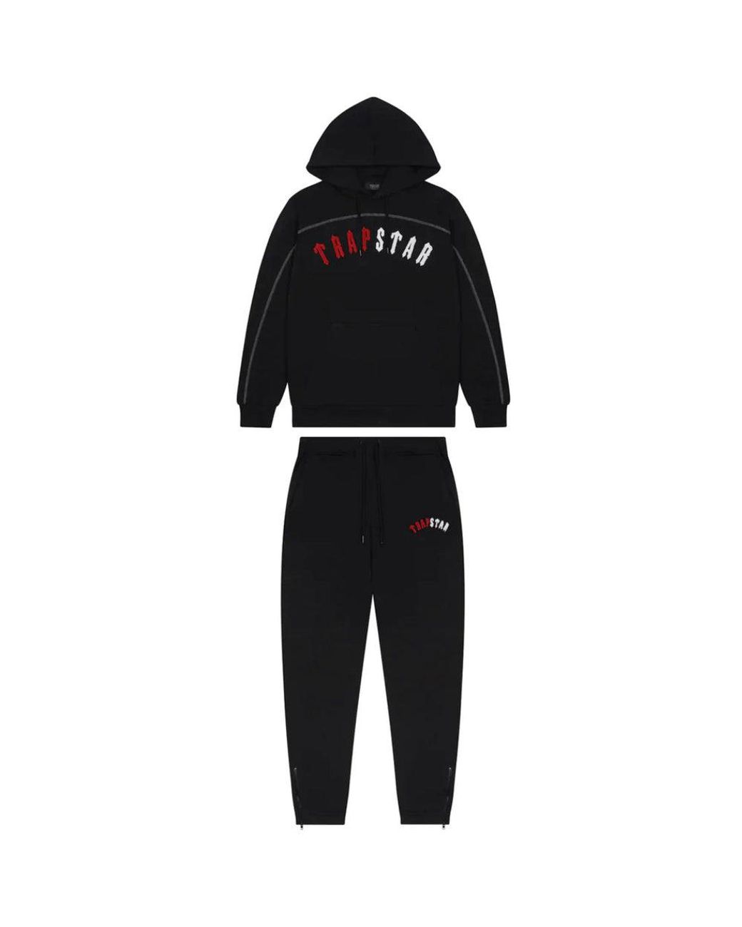 Red trapstar deals hoodie