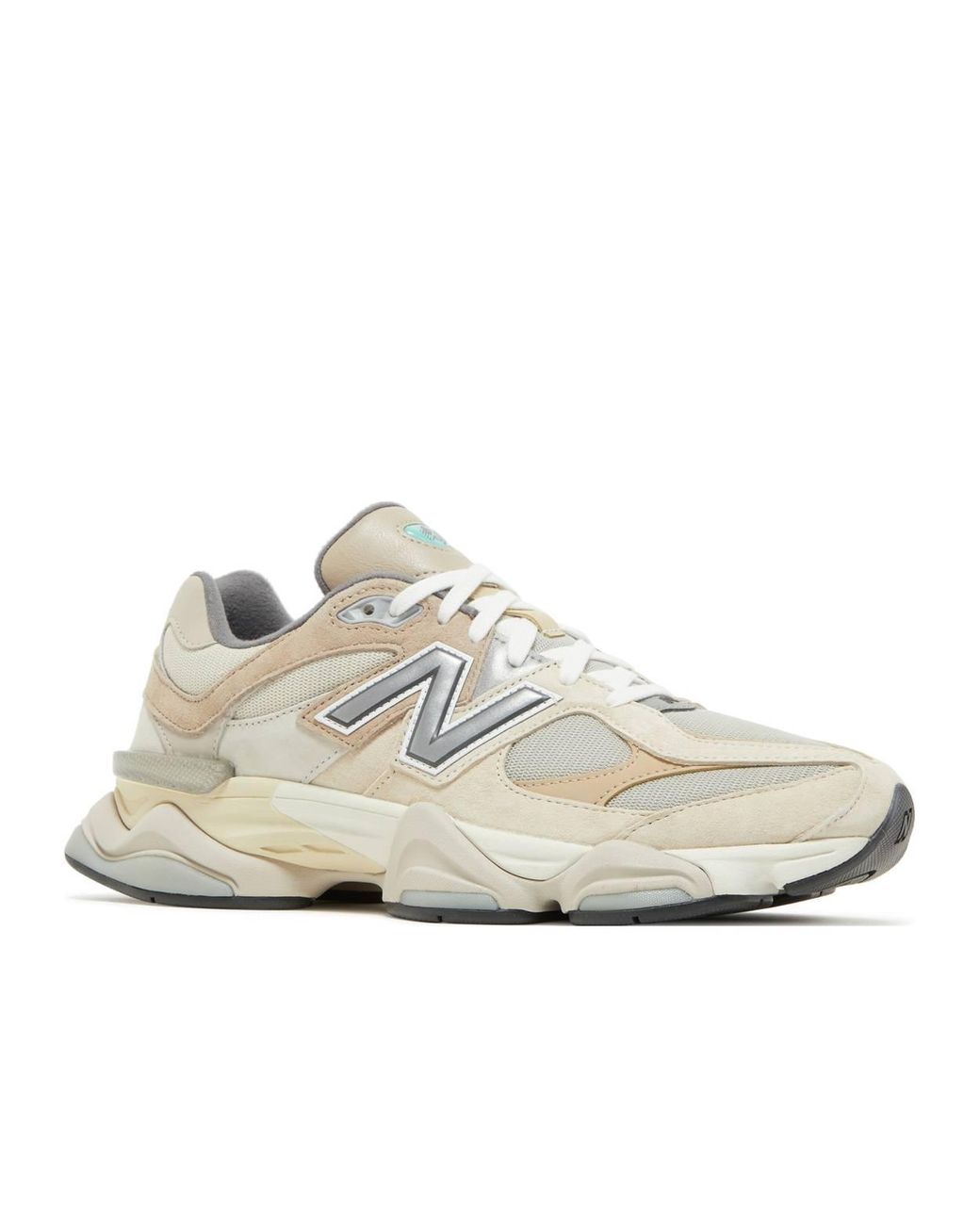 New Balance 9060 Sea Salt Surf in White Lyst