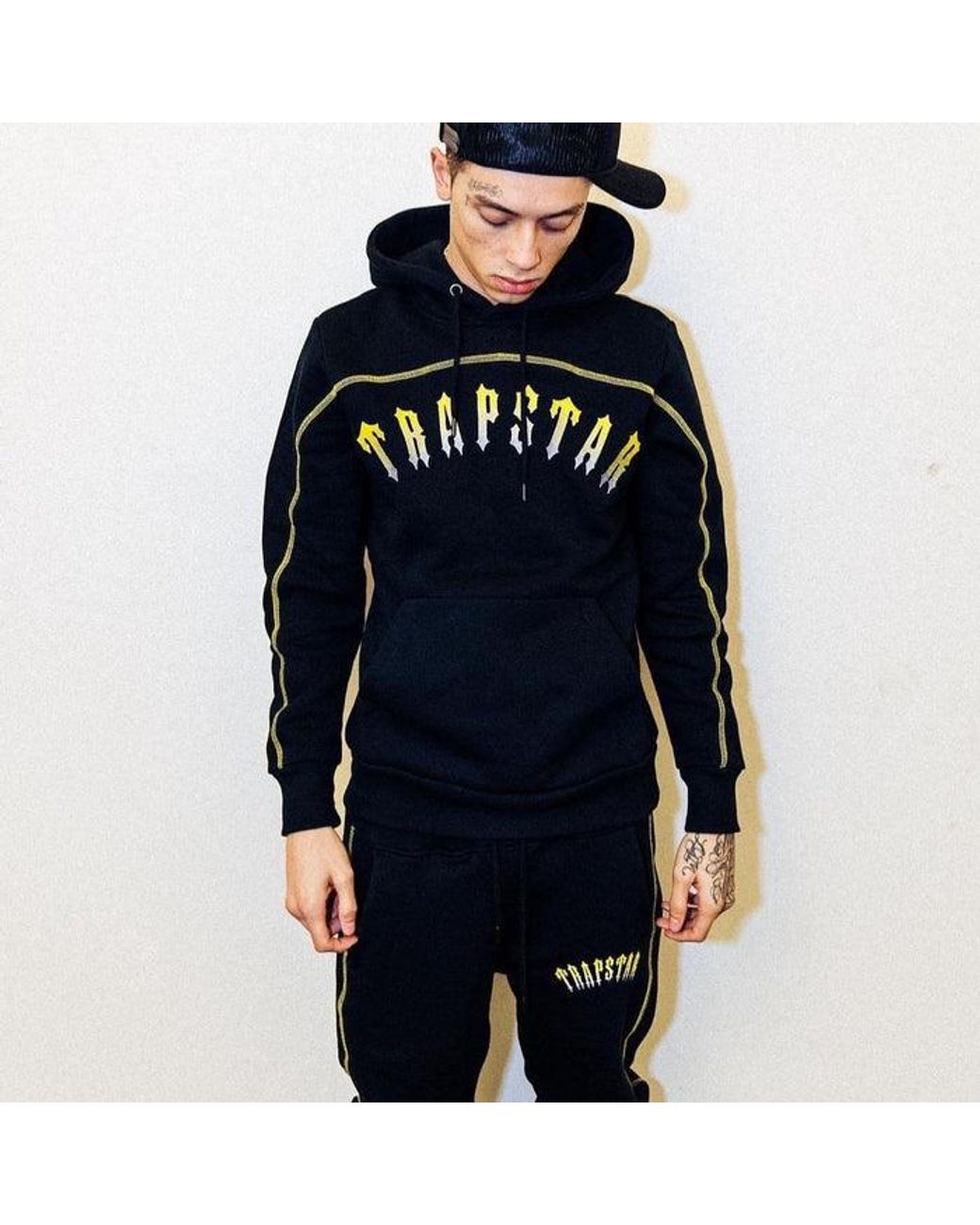 Trapstar X Central Cee Tracksuit Black Yellow in Blue for Men | Lyst UK