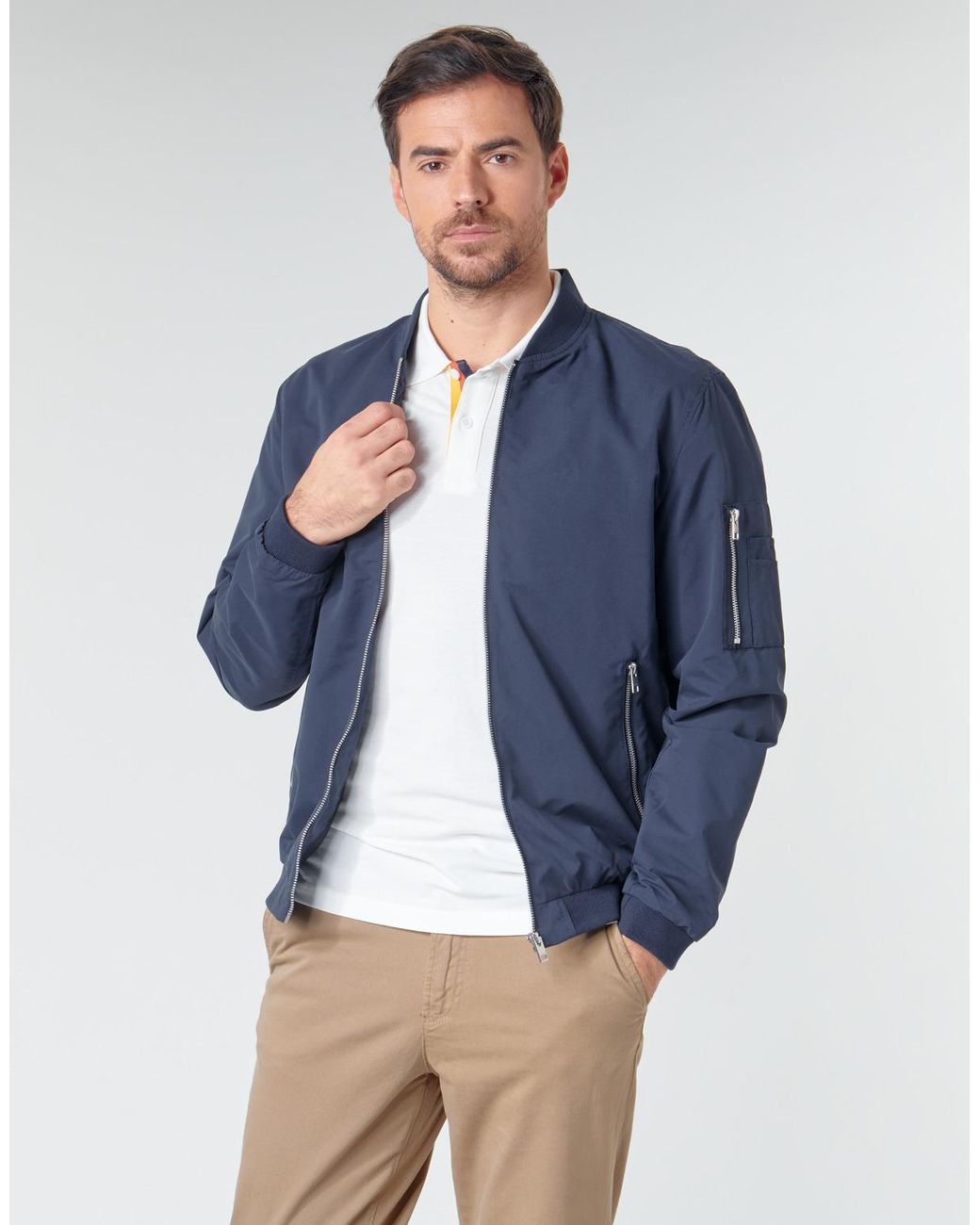 Jack & Jones Blue Jjerush Jacket for men