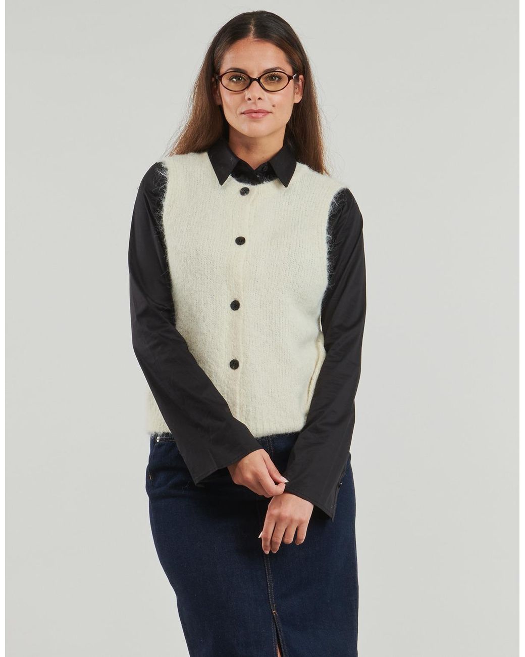 Vero Moda White Sweater Vmnovah
