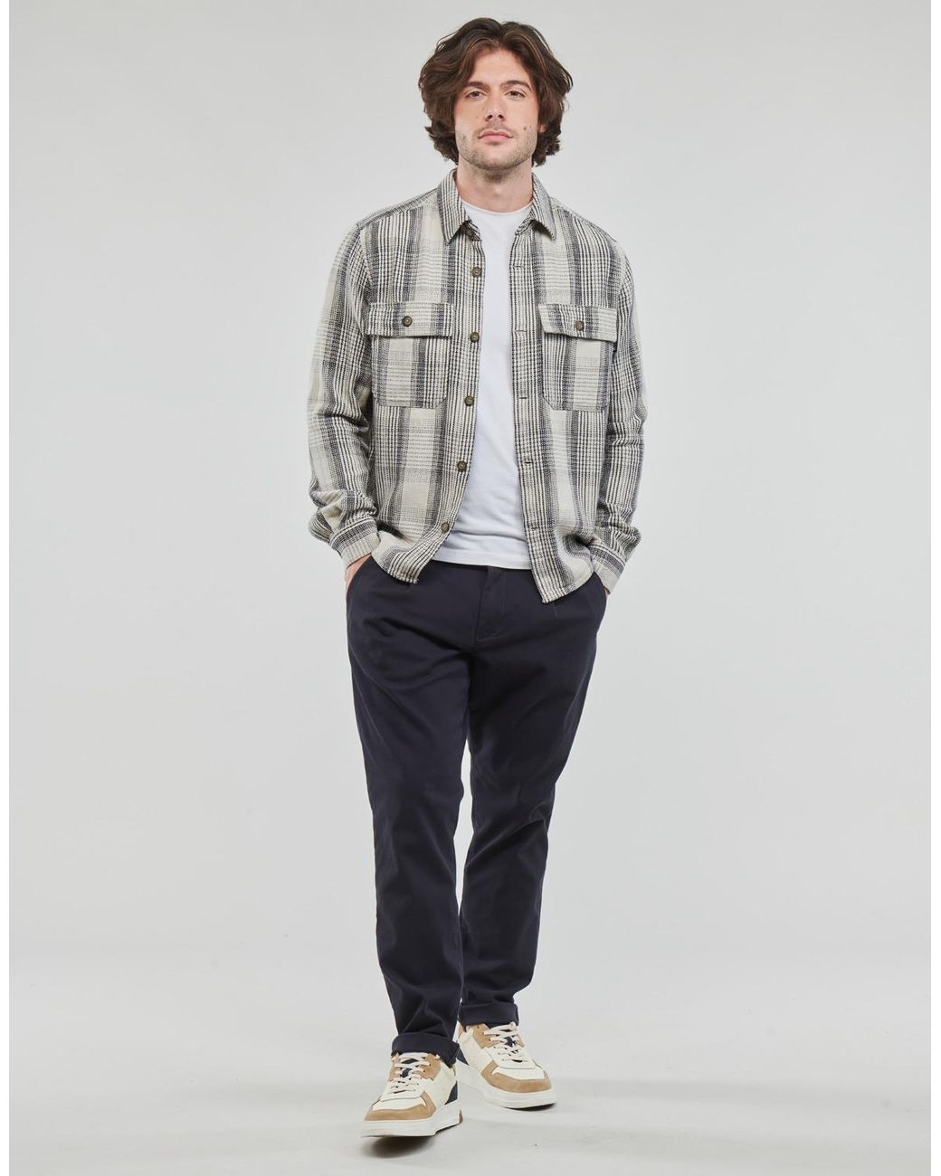 Only & Sons Blue Trousers Onscam Chino Pk 6775 for men