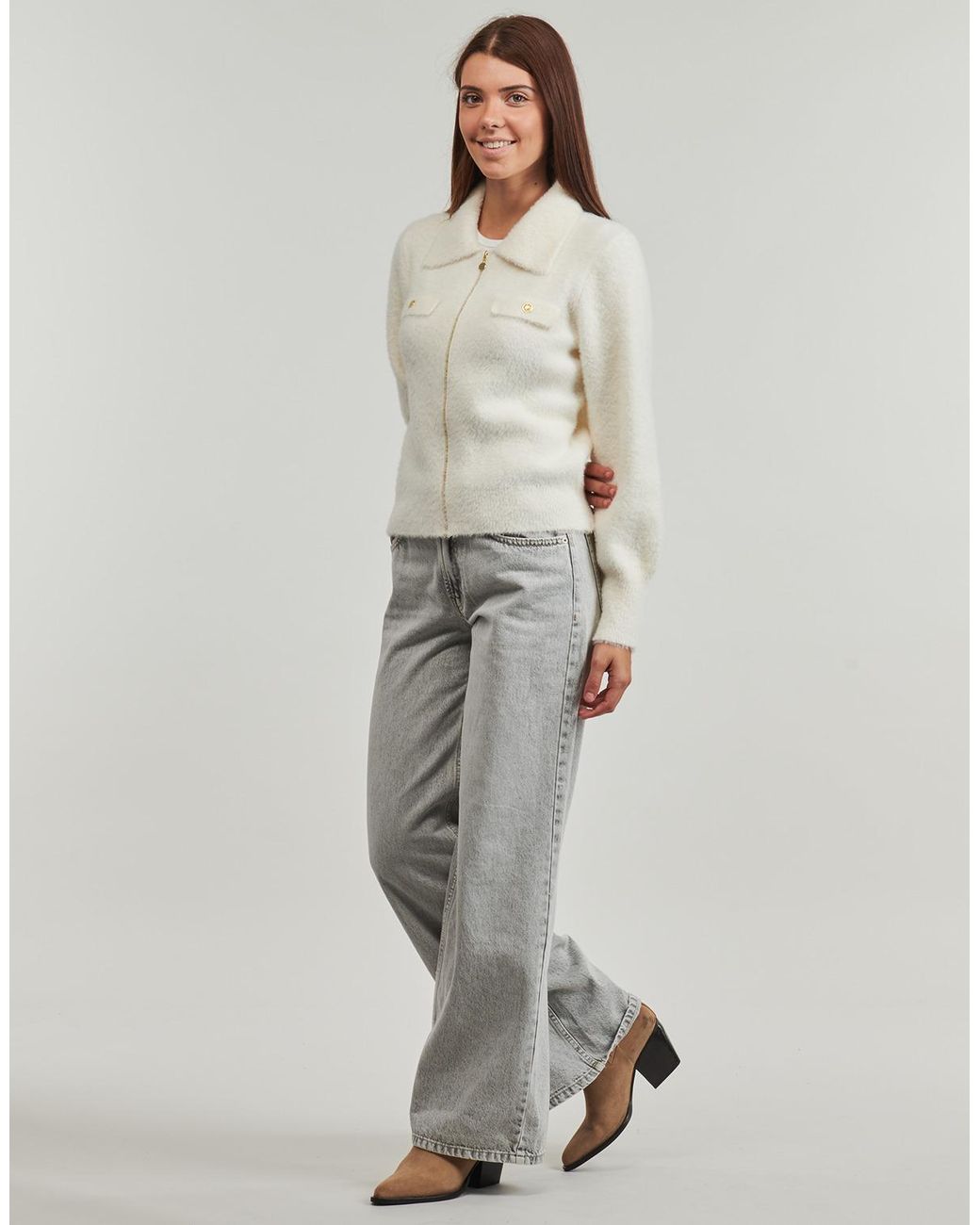 Morgan White Cardigans Mdomi