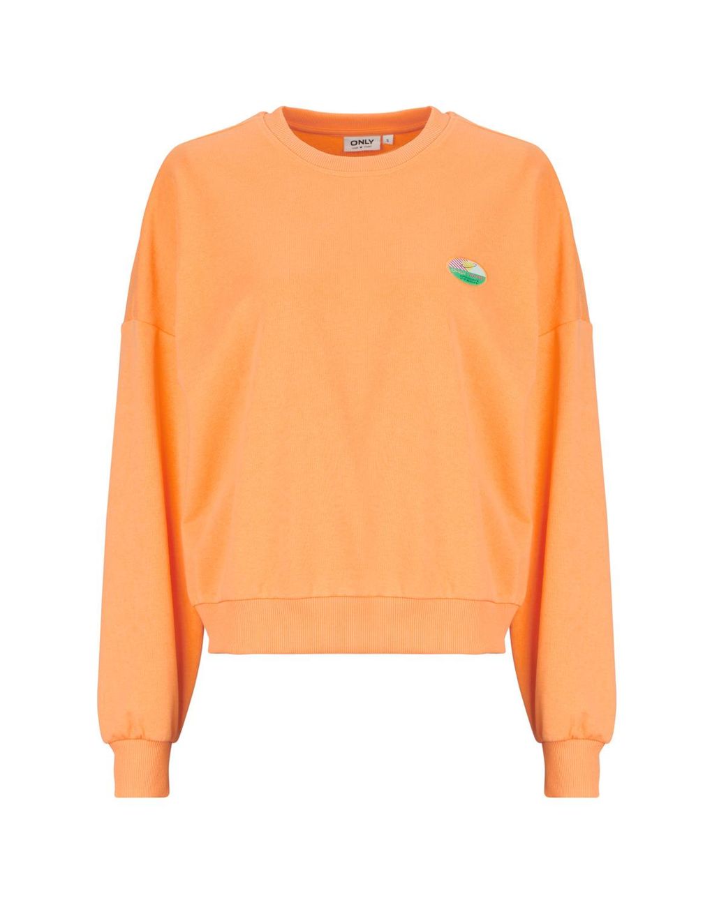 ONLY Orange Sweatshirt Onlminna O Neck