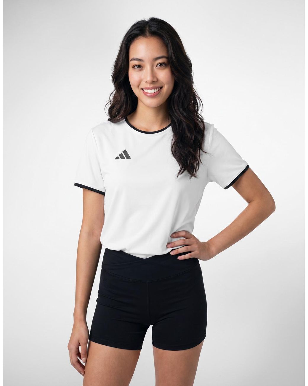 Adidas White Sports T-shirts Entrada26 Jersey