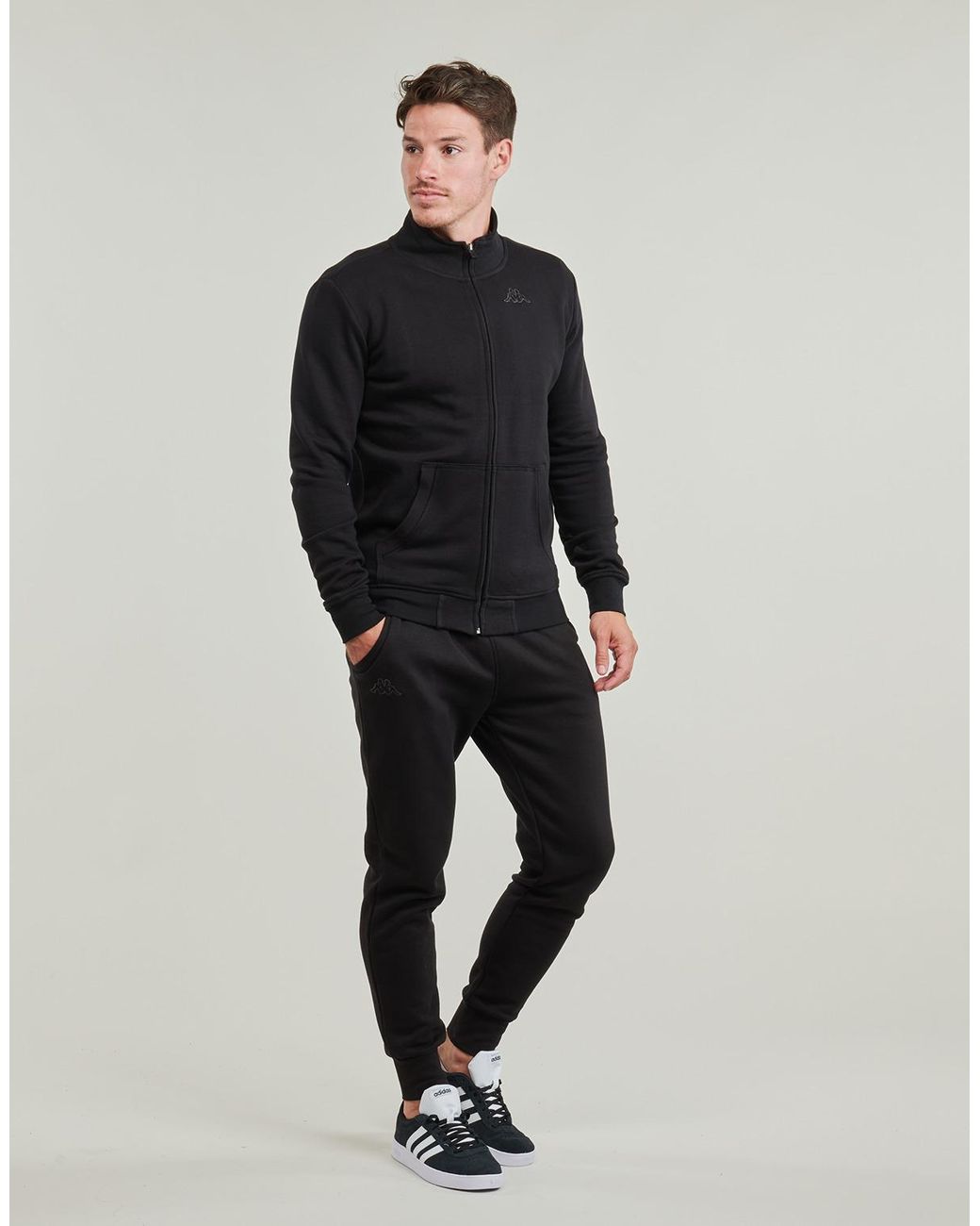 Kappa Black Tracksuit Bottoms Zant for men