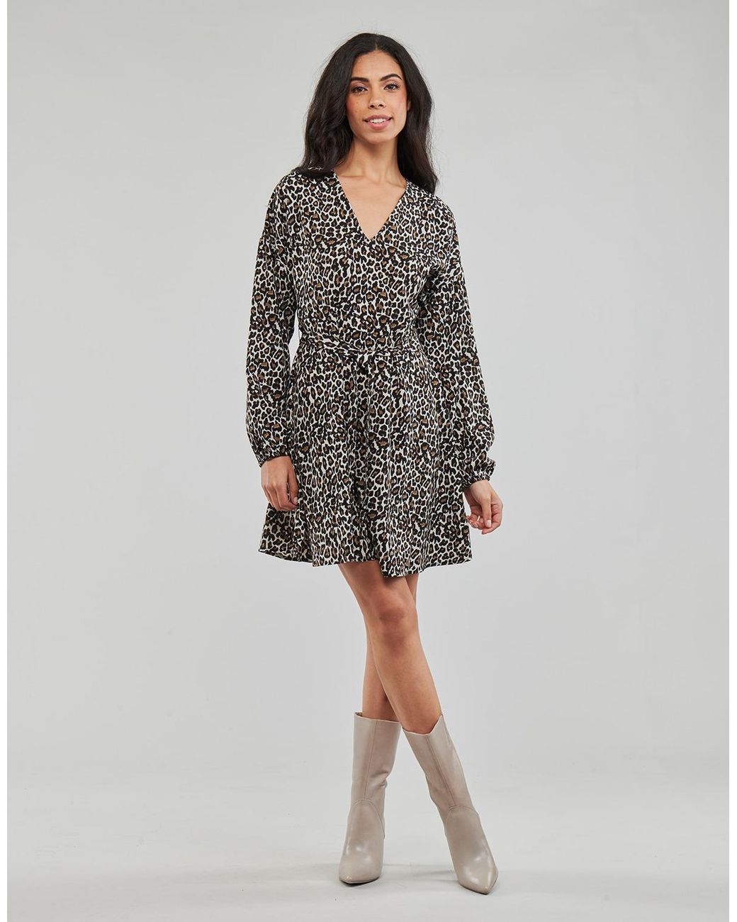Vero Moda Black Dress Vmnaja Ls Short Dress Wvn Ga Noos